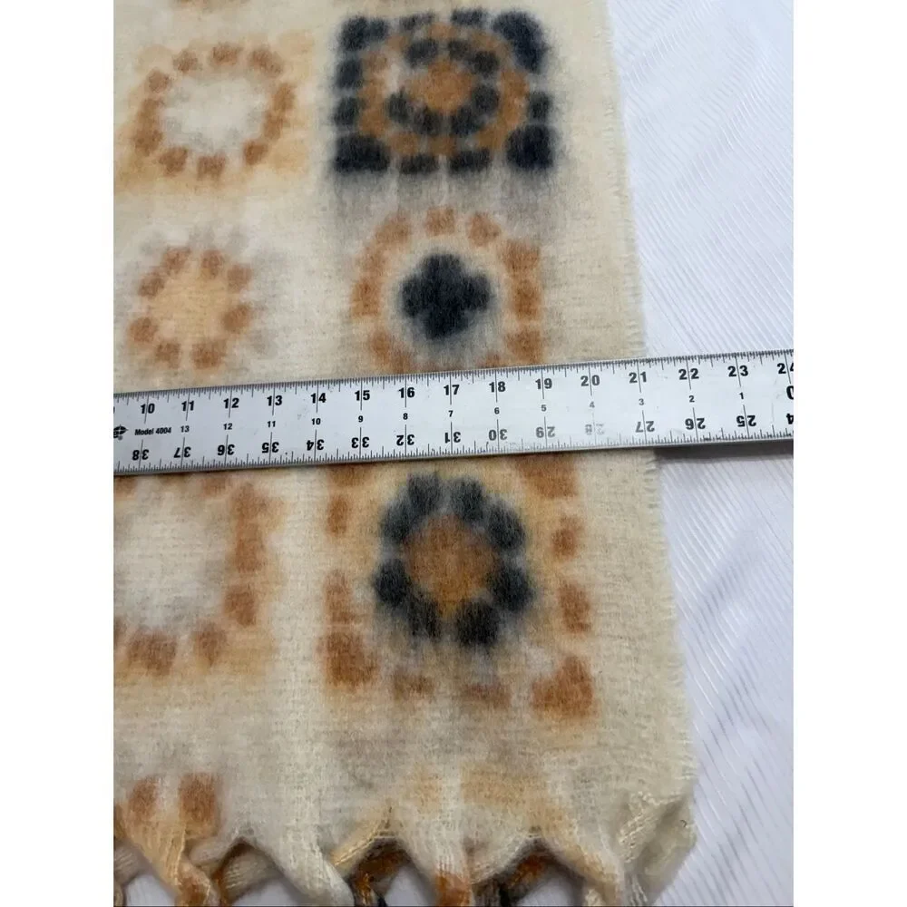 Free People Kaleidoscope Blanket Scarf Ivory Combo Oversized Boho Wrap NWT